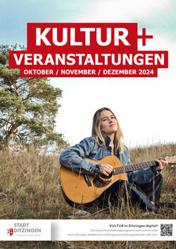 Programmheft Kultur + Veranstaltungen Oktober /November / Dezember 2024 als PDF zum Download